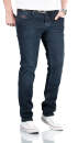 Alessandro Salvarini Designer Herren Jeans Hose Basic Jeanshose O352 W34 L32 in