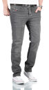 Alessandro Salvarini Designer Herren Jeans Hose Basic Jeanshose O351 W34 L32 in