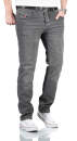 Alessandro Salvarini Designer Herren Jeans Hose Basic Jeanshose O351 W38 L32 in