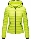 Navahoo Kimuk Damen Steppjacke B348 Neon Grün Größe M - Gr. 38