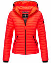 Navahoo Kimuk Damen Steppjacke B348 Neon Coral...