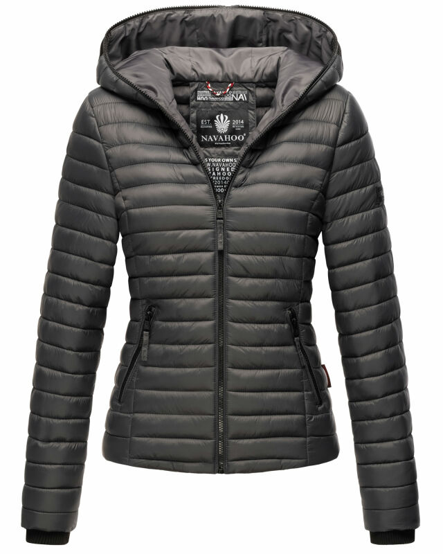 Navahoo Kimuk Damen Steppjacke B348 Anthrazit Größe XL - Gr. 42