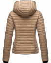 Navahoo Kimuk Damen Steppjacke B348 Taupe Grau Größe XL - Gr. 42
