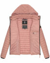Marikoo Samtpfote leichte Damen Steppjacke B600 Powder Rose Größe S - Gr. 36