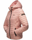 Marikoo Samtpfote leichte Damen Steppjacke B600 Powder Rose Größe M - Gr. 38