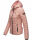 Marikoo Samtpfote leichte Damen Steppjacke B600 Powder Rose Größe M - Gr. 38