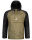 Arctic Seven Herren Regenjacke Windbreaker O-324 - Olive-Schwarz-Gr.XL