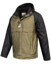 Arctic Seven Herren Regenjacke Windbreaker O-324 - Olive-Schwarz-Gr.XXL