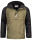Arctic Seven Herren Regenjacke Windbreaker O-324 - Olive-Schwarz-Gr.XXL