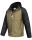 Arctic Seven Herren Regenjacke Windbreaker O-324 - Olive-Schwarz-Gr.XXL