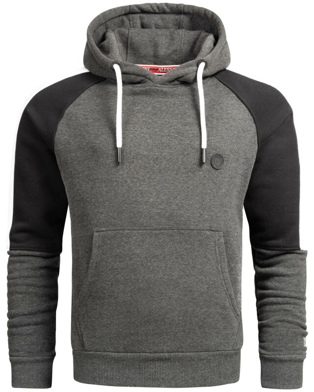 Alessandro Salvarini Herren Hoodie O311 Größe XXL - Gr. 2XL