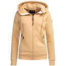 Alessandro Salvarini Damen Kapuzenpullover O-299 Beige