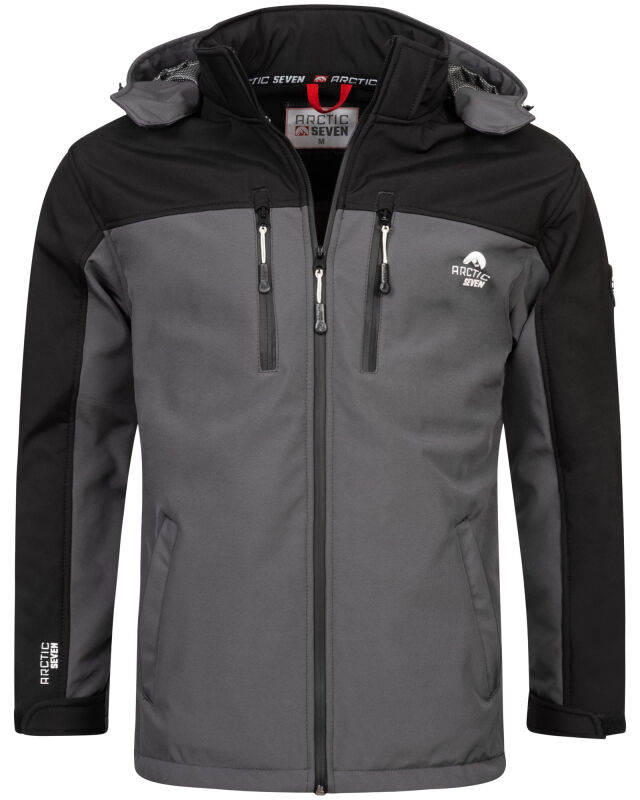 Arctic Seven Herren Softshell Jacke  O302 Größe XXL - Gr. 2XL