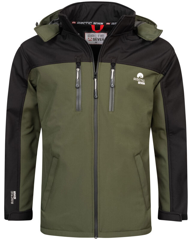 Arctic Seven Herren Softshell Jacke O302 Größe S - Gr. S