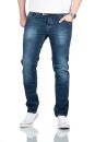 Alessandro Salvarini Herren Jeans O360 Blau