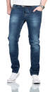 Alessandro Salvarini Herren Jeans O360 Blau W31 L34 in