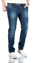 Alessandro Salvarini Herren Jeans O360 Blau W32 L30 in
