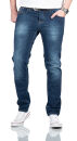 Alessandro Salvarini Herren Jeans O360 Blau W36 L30 in