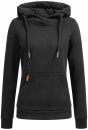 Alessandro Salvarini Damen Kapuzenpullover O-298 Schwarz...