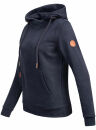 Alessandro Salvarini Damen Kapuzenpullover O-298 Navy