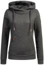 Alessandro Salvarini Damen Kapuzenpullover O-298 Dunkelgrau Gr.M