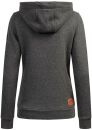 Alessandro Salvarini Damen Kapuzenpullover O-298 Dunkelgrau Gr.L