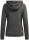 Alessandro Salvarini Damen Kapuzenpullover O-298 Dunkelgrau Gr.L