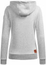 Alessandro Salvarini Damen Kapuzenpullover O-298 Hellgrau Gr.L