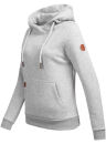 Alessandro Salvarini Damen Kapuzenpullover O-298 Hellgrau Gr.XXL