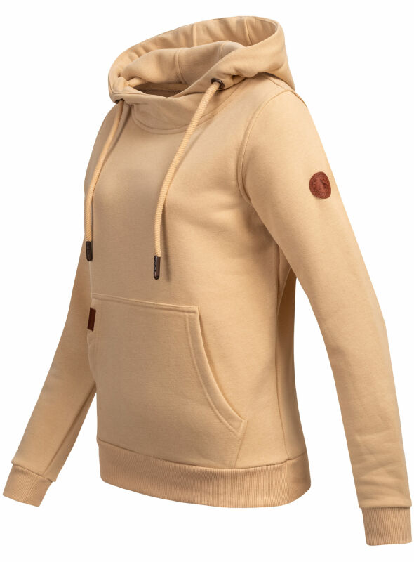 Alessandro Salvarini Damen Kapuzenpullover O-298 Beige Gr.M