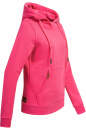 Alessandro Salvarini Damen Sweatshirt Hoodie Kapuzen Pullover O298 Pink Größe S - Gr. S