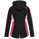 Arctic Seven Damen Softshell Jacken O-185 - Schwarz-Rosa-Gr.XS