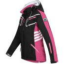 Arctic Seven Damen Softshell Jacken O-185 - Schwarz-Rosa-Gr.S