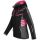 Arctic Seven Damen Softshell Jacken O-185 - Schwarz-Grau-Gr.XS