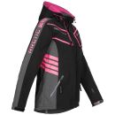 Arctic Seven Damen Softshell Jacken O-185 - Schwarz-Grau-Gr.S