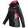 Arctic Seven Damen Softshell Jacken O-185 - Schwarz-Grau-Gr.S