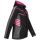 Arctic Seven Damen Softshell Jacken O-185 - Schwarz-Grau-Gr.S