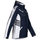 Arctic Seven Damen Softshell Jacken O-185 - Dunkelblau-Weiss