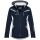 Arctic Seven Damen Softshell Jacken O-185 - Dunkelblau-Weiss