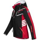 Arctic Seven Damen Softshell Jacken O-185 - Schwarz-Rot