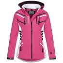 Arctic Seven Damen Softshell Jacken O-185 - Rosa-Weiss-Gr.L