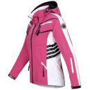 Arctic Seven Damen Softshell Jacken O-185 - Rosa-Weiss-Gr.3XL