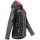 Arctic Seven Damen Funktions Softshelljacke O-181 - Dunkelgrau-Schwarz-Gr.XS