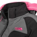 Arctic Seven Damen Funktions Softshelljacke O-181 - Dunkelgrau-Schwarz-Gr.S