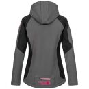 Arctic Seven Damen Funktions Softshelljacke O-181 - Dunkelgrau-Schwarz-Gr.4XL