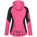 Arctic Seven Damen Funktions Softshelljacke O-181 - Rosa-Schwarz-Gr.XS