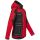 Arctic Seven Damen Funktions Softshelljacke O-181 - Rot-Schwarz-Gr.M