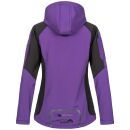 Arctic Seven Damen Funktions Softshelljacke O-181 - Lila-Schwarz-Gr.S