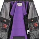 Arctic Seven Damen Funktions Softshelljacke O-181 - Lila-Schwarz-Gr.S