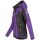 Arctic Seven Damen Funktions Softshelljacke O-181 - Lila-Schwarz-Gr.S